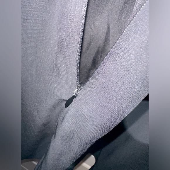 Knee Length Little Black Dress (LBD) Fit and Flare - Thick Straps - Picture 5 of 8